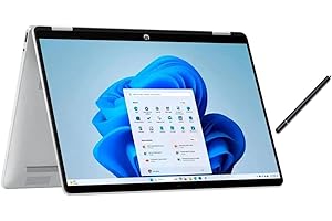 HP OmniBook 5 Flip 2-in-1 14" Full HD+ Touch-Screen Laptop | Intel Core 5 120U|Intel Graphics| Copilot | Webcam| Silver | 8GB RAM DDR5 | 512GB SSD |Windows 11 Home |Bundle with Stylus Pen