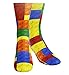 Mens Crazy Fun Cool 3D Print Colorful Athletic Novelty Crew Tube Socks,Le