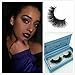 3D Mink Eyelashes Hand-made Dramatic Makeup Strip Lashes 100% Siberian Fur Fake lashes Thick Crisscross Deluxe False Lashes Black Nature Fluffy Long Soft Miss Kiss (3D08)