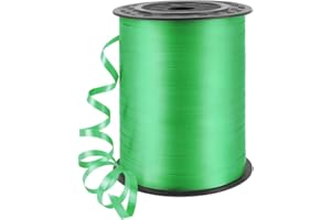 HimBen 500 Yards 3/16" Curling Ribbon Dark Green, Balloon String Curly Ribbon 1 Roll for Gift Wrapping, Birthday Wedding Party Festival Decoration, Baby Shower, Art Crafts, Florist Flowers