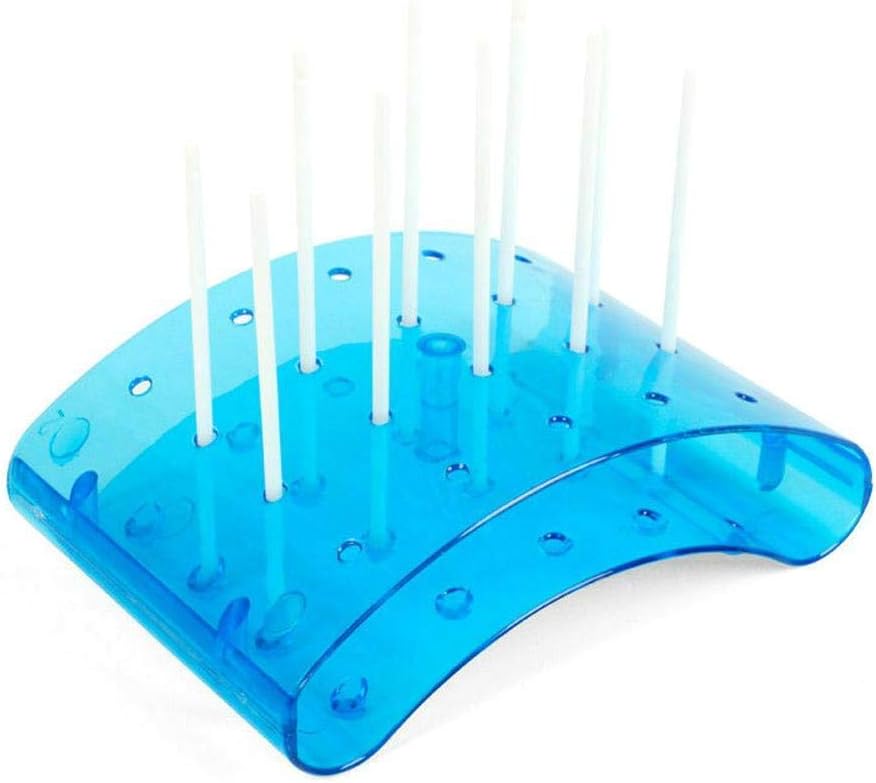20 Holes Lollipop Display Stand Clear Acrylic Cake Pop Lollipop Stand Display Holder Bases Shelf DIY Baking Tool for Wedding Birthday Prom Bake Sales