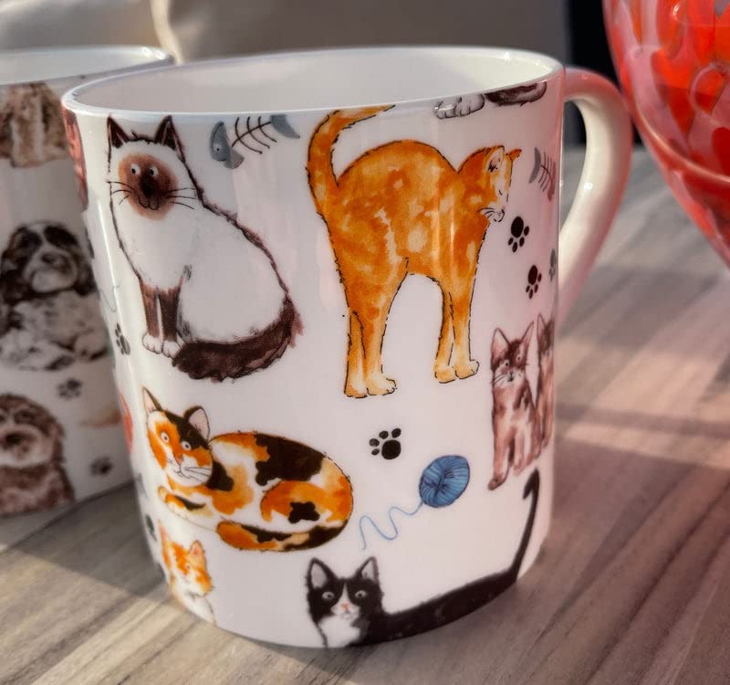 Dreamair 1 Pint Fine Bone China Cats Mug — image 1