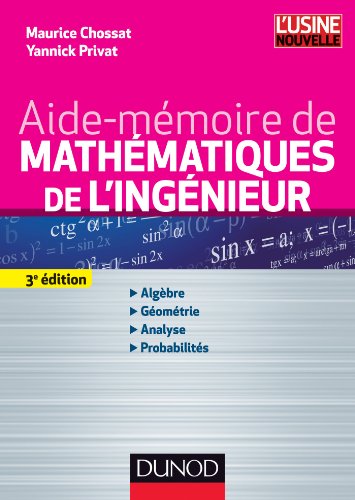aide-memoire de mathematiques de l'ingenieur - 3eme edition by (Paperback)