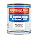 Restoration Shop - Jet Black Enamel Acrylic Enamel Auto Paint - Gallon Paint Color Only - Professional Single Stage High Gloss Automotive, Car, Truck, Equipment Coating, 2.8 VOC