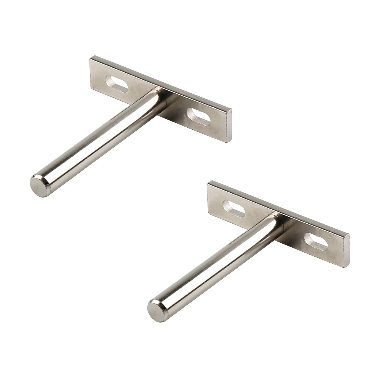2Pcs Floating Shelf Brackets 3 Inch Invisible Shelf Supports Hidden Shelf Brackets for Wall Mounted Decoration Cabinet Furniture Shelf Support