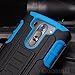 LG G Vista Case, Cocomii Robot Armor NEW [Heavy Duty] Premium Belt Clip Holster Kickstand Shockproof Hard Bumper Shell [Military Defender] Full Body Dual Layer Rugged Cover (Blue)
