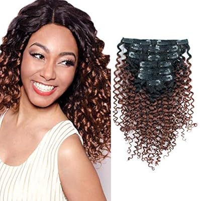 Amazon Com Lovrio 9a Grade Jerry Curly 3a 3b Clip In Hair