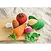 Raylans Baby Kids Child Cute Crochet Knit Fruit Vegetable Toy Photo Photography Props,Carrot