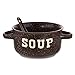 KOVOT Set of 4 Speckled Ceramic Soup Bowls With Spoons - 22-Ounces Each