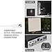 ANTOP Digital Coaxial RG6 Audio Video Cables (30ft) with F-Male Connector Pin Perfect for Antenna, Cable and Satellite TV Connection – Tri-Shielded Heavy Duty Grade in White Color