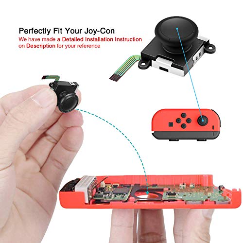 [25 Pieces] Nintendo Switch Joycon Joystick Replacement 6amLifestyle