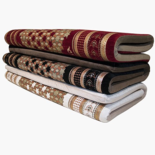 Sajjada Orthopedic Memory Foam Area Rug & Runners (Prayer Rug) (Black