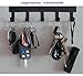 The Metal Peddler German Shepherd #1 Key Holder Dog Leash Hanger for Wall - Large 9 inch Wide with 5 Hooks - Made in USA