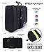 Pro Packing Cubes Travel Toiletry Bag - Packs Flat To Save Space - Waterproof Hanging Toiletries Kit For Men and Women (Large, Graphite-Lime)