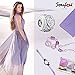 SOUFEEL Light Purple Swarovski Crystal Heart Charm 925 Sterling Silver Charms Fit European Bracelets Women Gifts