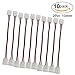 LightingWill 10pcs Pack Strip to Strip with Wire Solderless Snap Down 2Conductor LED Strip Connector for 10mm Wide 5050 5630 Single Color Flex LED Strips
