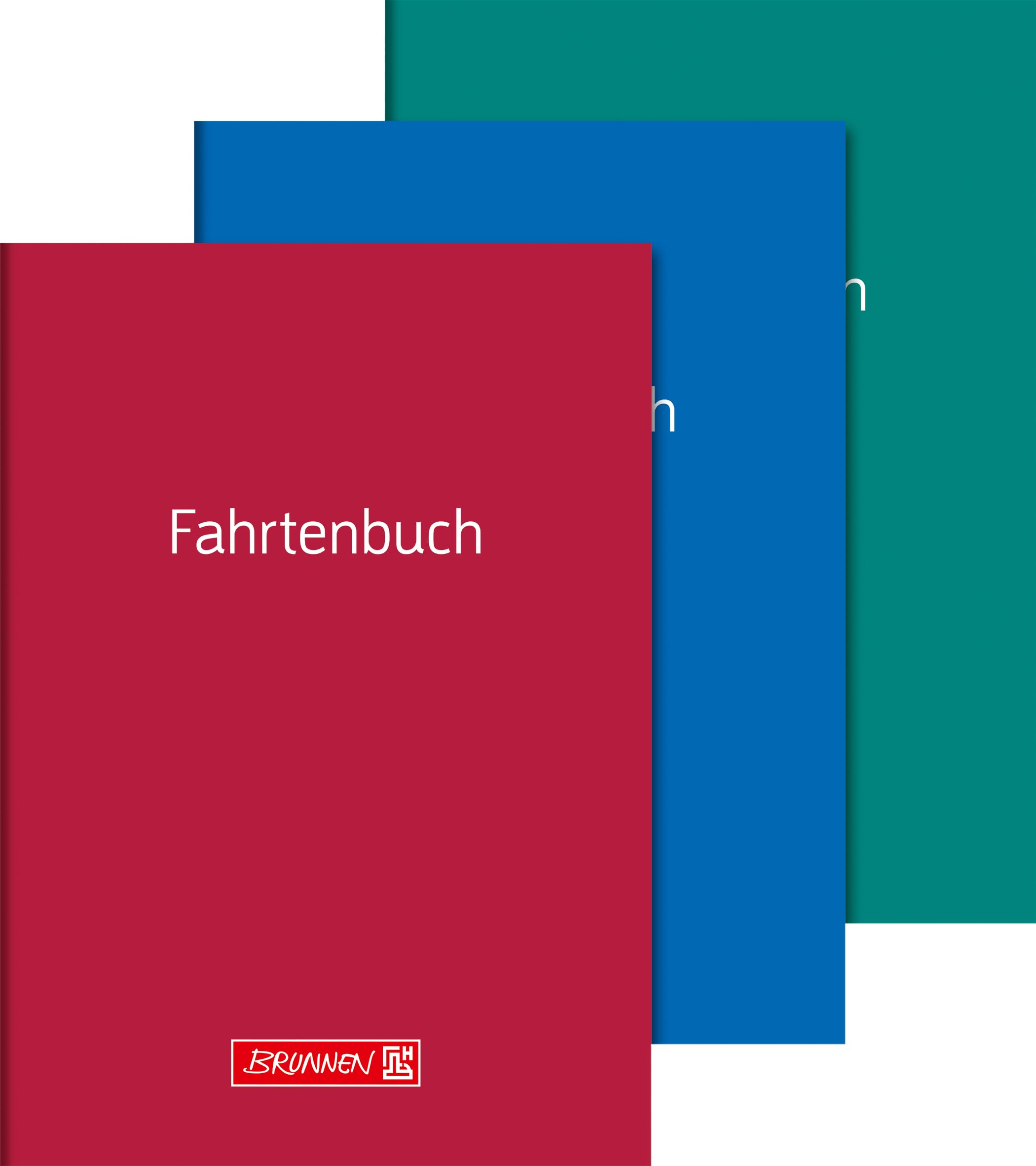 Brunnen 1010150 logbook (A5, cardboard cover, 16 sheets) assorted