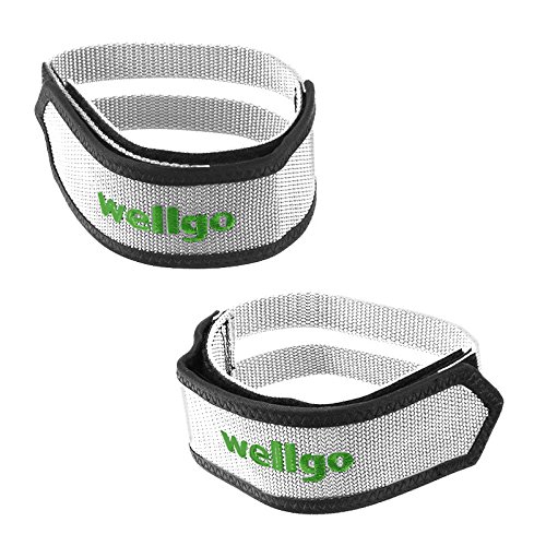 1 Pair of Toe Clip Nylon Double Straps - Choose From Blue, Black, Purple or White