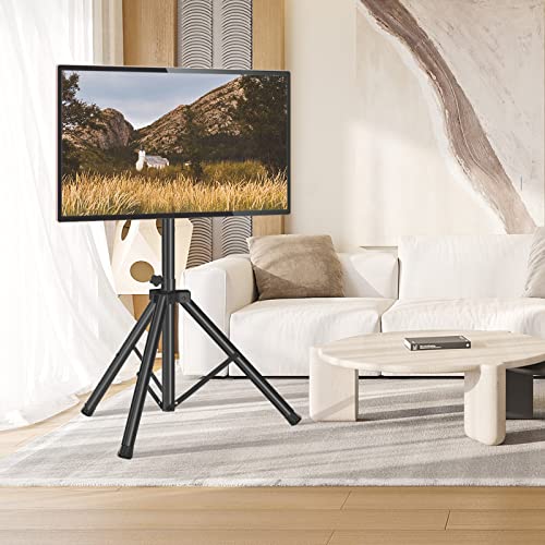 Portable TV Stand Tripod TV Stand for 2375 Inch LED LCD OLED for Flat