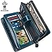 Charmore Womens Wallet RFID Blocking Leather Clutch Multi Card Case Ladies Purse Wristlets