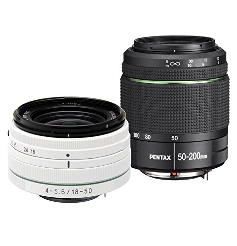 Pentax K-S2 20MP Wi-Fi Enabled Weatherized SLR with 50-200mm Lens Kit (White)