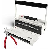 TruBind Coil Binding Machine with Electric Coil Inserter and Adjustable Side Margin | 20 Sheet Punch Capacity | Bind up to 440 Sheets | 46 Fully Disengageable Dies | 4:1 Pitch | 2-Year Warranty