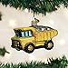 Old World Christmas Glass Blown Ornament Toy Dump Truck (44085)