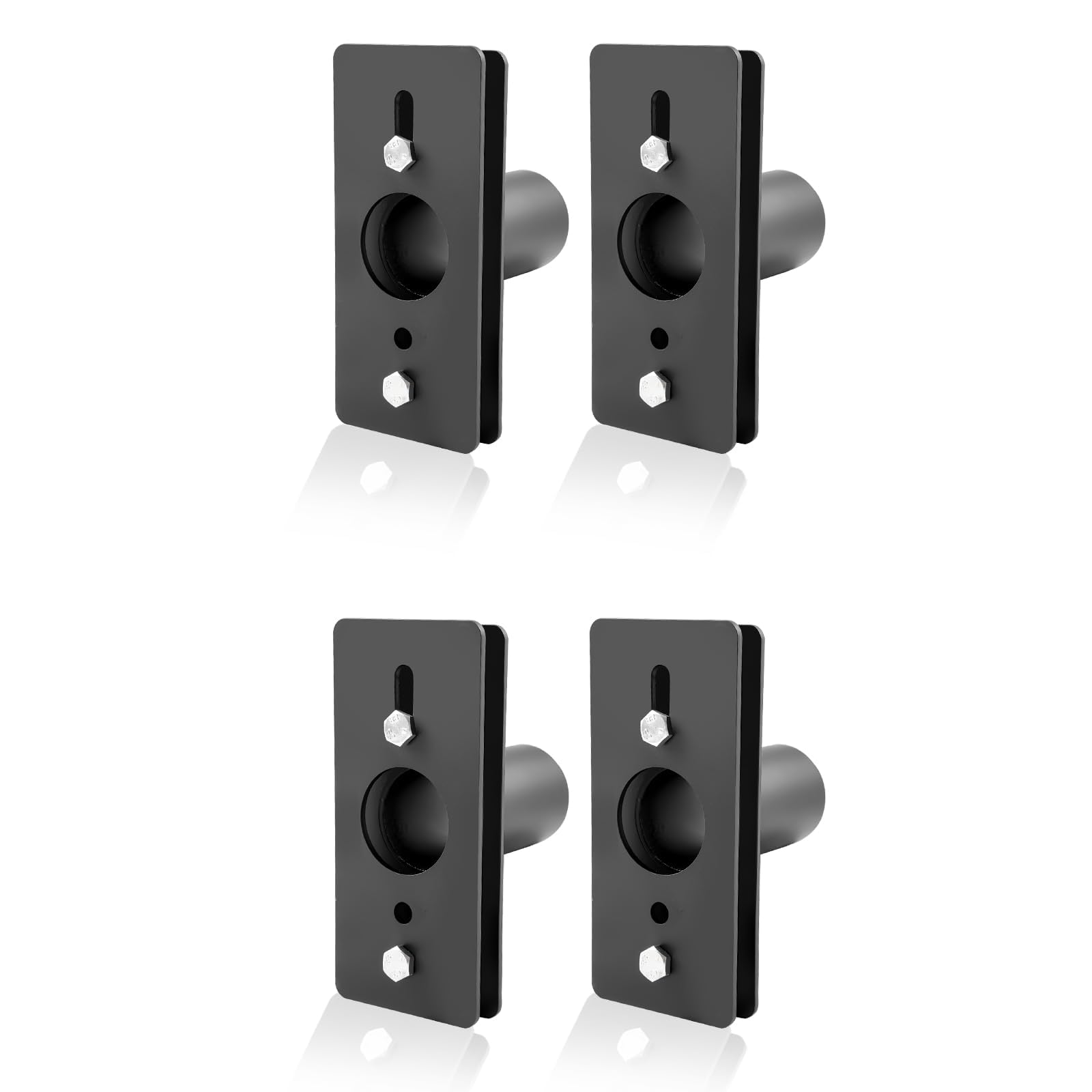 Photo 1 of TOPTGO 4 Pack Slip Fitter Adapter,Slip Fitter Mounting Bracket,Light Fixture Mounting Bracket for Outdoor Parking Lot Lights and Shoebox Lights ,Transform The Slip Fitter into Arm Mounting