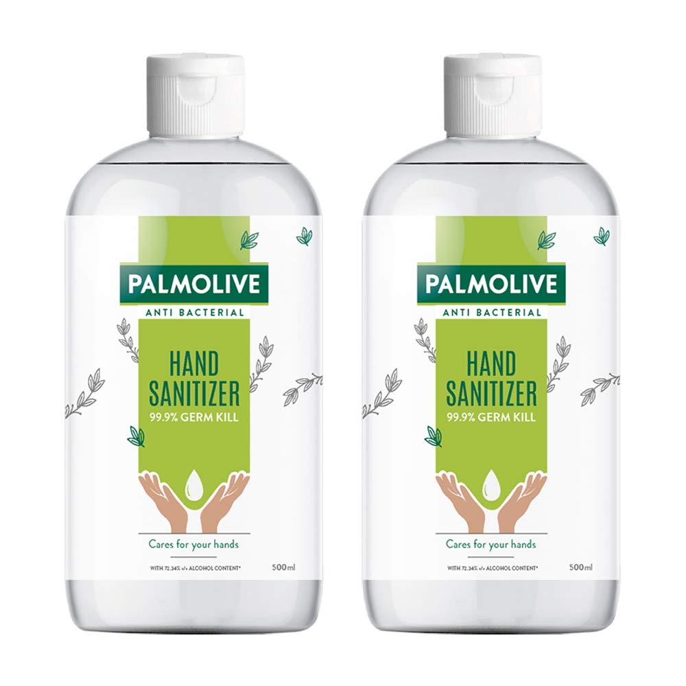 Palmolive Antibacterial Hand Sanitizer, 72 Alcohol Based Sanitizer, Kills Germs Instantly, Non
