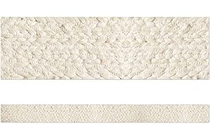 Teacher Created Resources Everyone is Welcome Woven Straight Border Trim (TCR7127), Natural