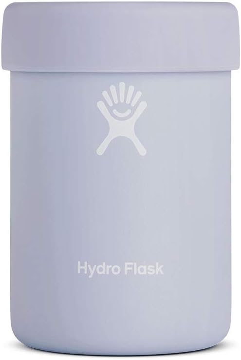 Hydro Flask Can Cooler Cup - Stainless Steel & Vacuum Insulated - Removable Rubber Boot - 12 oz, Fog