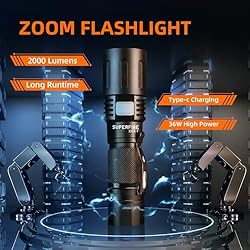 SuperFire Rechargeable 2000 High Lumens LED