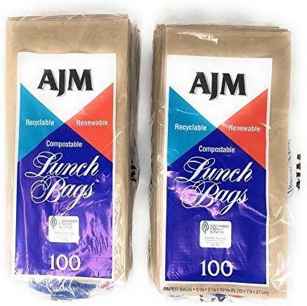 Paper Lunch Bag - Smart Savers - 200 Bags Total