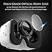VR Headset V3 - Deep Immersive Virtual Reality Experience on 3D Movies & Games, Mini Compact Light Weight & Comfortable, fits iPhone Samsung Galaxy