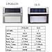 Solar Step Lights, iThird LED Solar Powered Stair Lights Stainless Steel Outdoor Lighting for Deck Fence Path Auto On/Off Waterproof 4 Pack