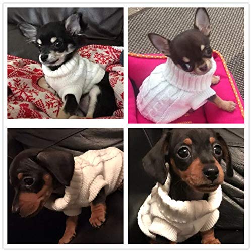 FidgetGear XXXS/XXS/XS Knitted Dog Sweater Cat Puppy Clothes