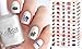 Florida Gators Nail Decals (Set of 74) (Clear Water-slide)