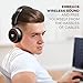 TaoTronics Over-Ear Bluetooth Headphones with 3.5mm Aux Cable, New Black