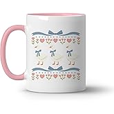 ShowDraven Cute Goose Mugs,Funny Coffee Mug for Women,Goose Gift for Women 11 Oz