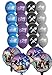 Fort-nite Birthday Balloons 20pcs - 16 Latex and 4 Foil fort nite Balloons Fort nite Party Supplies and video Game party supplies