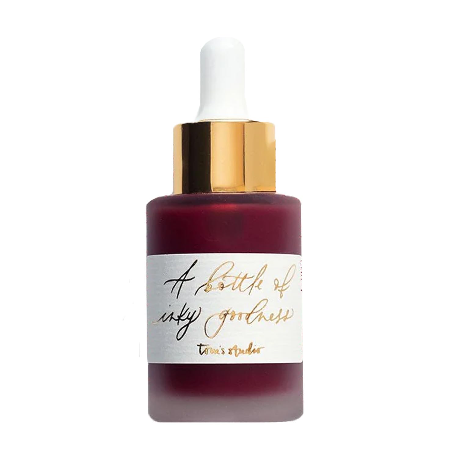 Tom’s Studio Calligraphy Ink | (30ml, English Red Rose) | Water Resistant Ink for Dip Pens & Brushes, with Pipette | Best for Flourishes, Artwork and Illustrations | Acid Free, Non Toxic and Vegan |