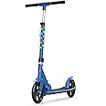 Jetson 2-Wheel Kick Scooter, Sturdy Wide Deck, Height Adjustable Handlebar, Rear Brake, Easy-Folding Mechanism, 8 inch wheels
