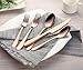 Silverware Set, Stainless Steel Silverware Flatware 45-Piece Cutlery Set, Utensils Service for 9 Include Mirror Polished Knife/Fork/Spoon, Dishwasher Safe