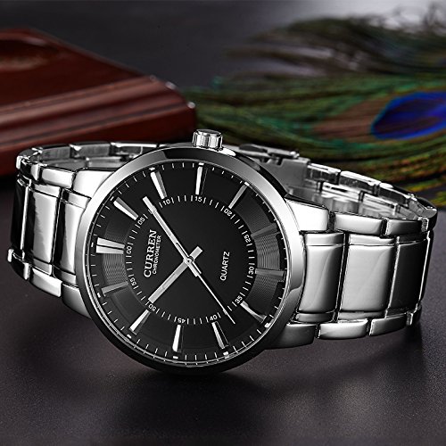 Relojes Militares Marca de fábrica Superior para Hombres Reloj Deportivo de Moda de los Hombres de la Marca de Moda Negro Grande - Imagen 4