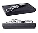 Olivery Genuine Leather Valet Jaguar Keychain Detachable Elegant Key Chain 3 Key Rings (Black)