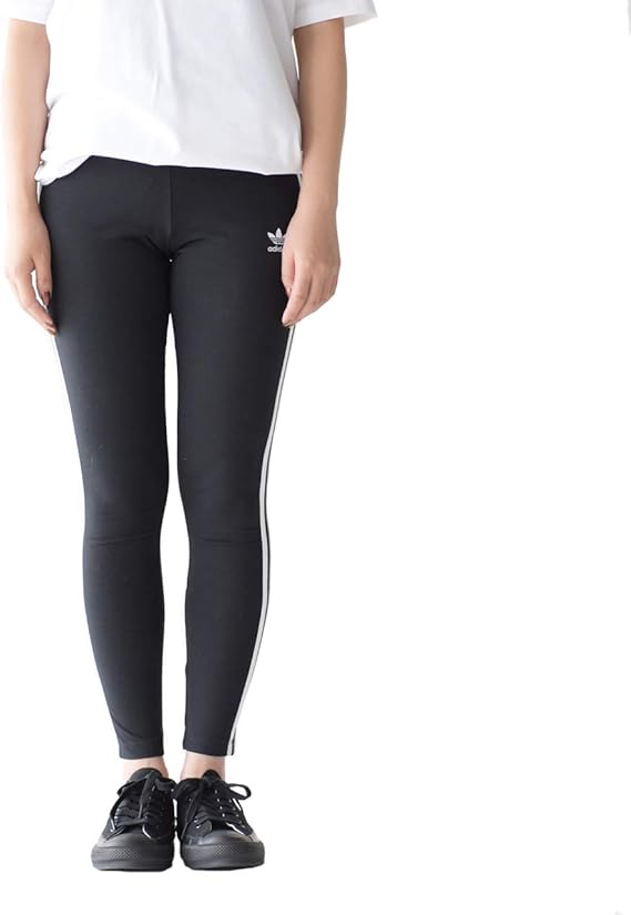 Amazon アディダス オリジナルス Adidas Originals Ce2441 Women 3 Stripes Tights 3 ストライプ タイツ Black タイツ レギンス 通販