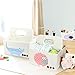 ANG Baby Diaper Organizer, Waterproof Foldable Baby Storage Basket,Nursery Organizer Caddy with Handle for Changing Table Diaper,Baby Shower Gift Baskets for Girls Boys(Dolphin)