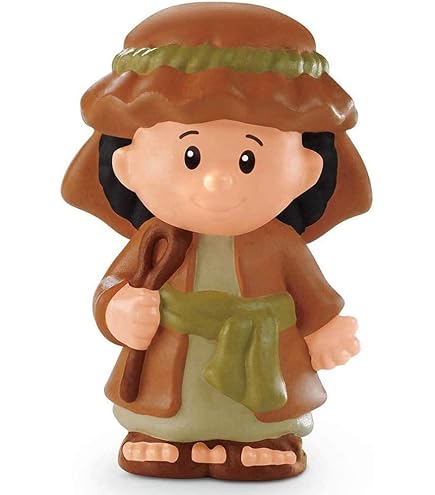 thumbnail image 2 of Fisher-Price Little People Nativity Wiseman Replacement Figure | Teal Robe Christmas Set 2 of 12