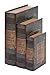 Deco 79 Faux Book Box Set with Library of World Poetry Theme