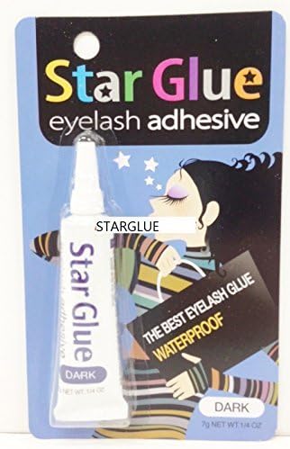 Star Glue Eyelash Adhesive 7g Net Wt .1/4oz (Dark) by STAR GLUE